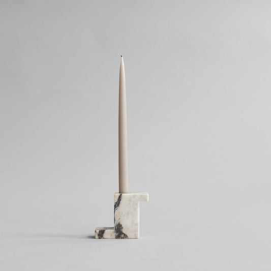 Brick Candleholder. Tall - Calacatta